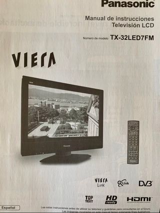 TV Panasonic Viera LCD 32 Negro