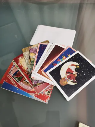 Lotto 24 Biglietti Augurali Natalizi