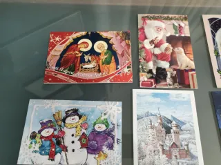 Lotto 24 Biglietti Augurali Natalizi