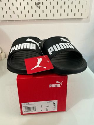 Chanclas Puma Negras