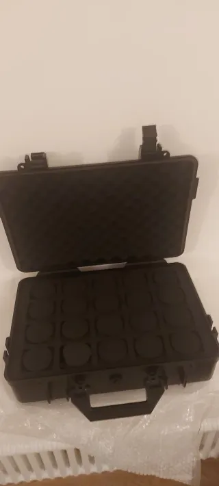 Valigetta porta orologi nera