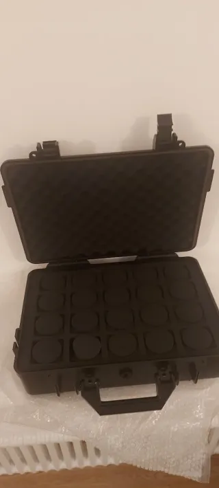 Valigetta porta orologi nera