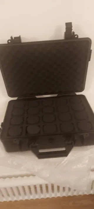 Valigetta porta orologi nera