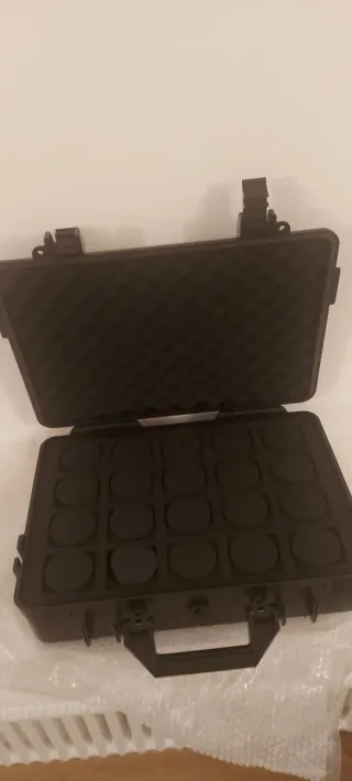 Valigetta porta orologi nera