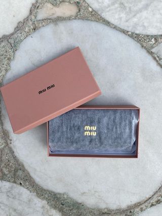 Portafoglio Miu Miu Matelassé Nero