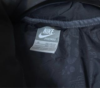 Giubbotto Nike nero/grigio taglia XL