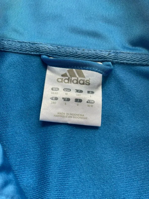 Adidas vintage blue track jacket size L retro