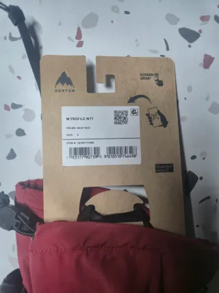 Manoplas Burton Profile Mujer Talla S Nuevas