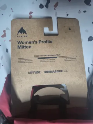 Manoplas Burton Profile Mujer Talla S Nuevas