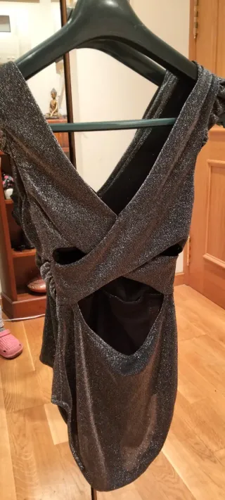 Body fiesta brillos espalda cruzada