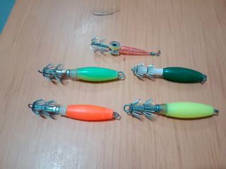 Señuelos para calamares