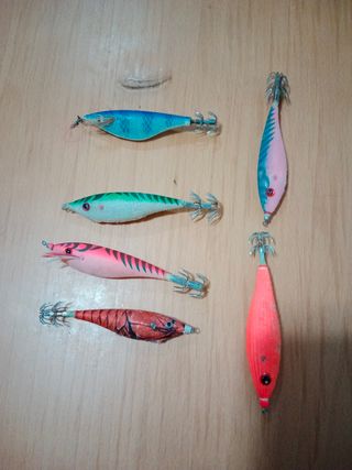 Señuelos para calamares