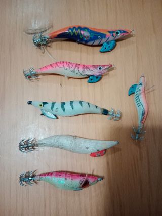 Señuelos para calamares