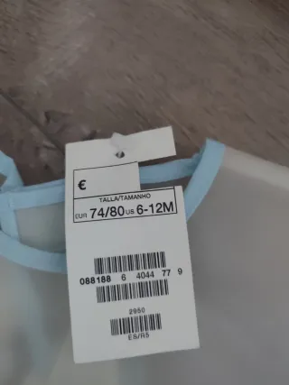 Babero camisa nuevo Snoopy Coche 6-12 Meses