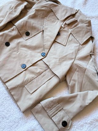 Saco corto beige nuevo excelente calidad