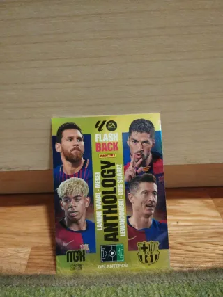Cromo Fútbol Panini Flashback Anthology Del Barca.