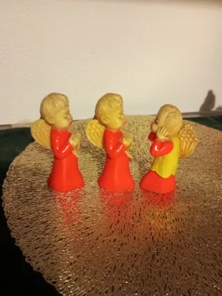 Ángeles cantores vintage cerámica