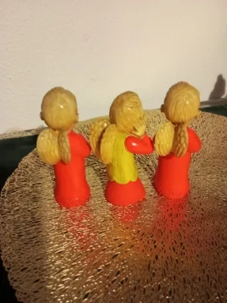 Ángeles cantores vintage cerámica