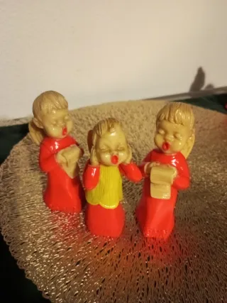 Ángeles cantores vintage cerámica