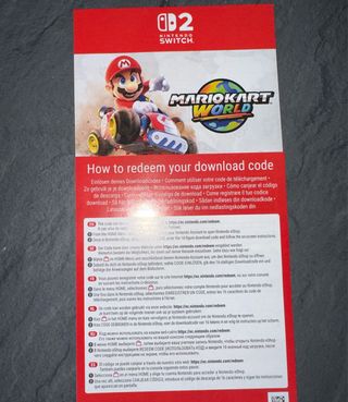 Mario Kart World Nintendo Switch 2