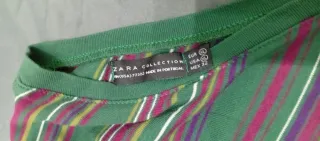 Camiseta Zara Rayas Talla XL