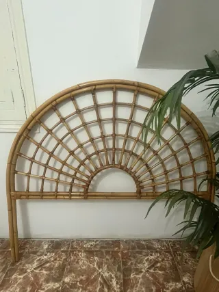 Cabecero de bambú 140 cm de largo 129 cm de alto