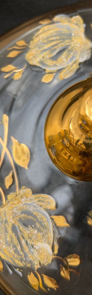 Bombonera grande de cristal Bohemia