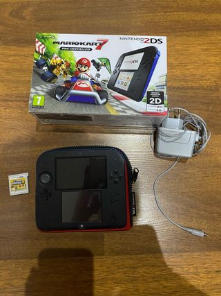 Nintendo 2DS Negra + Mario Kart 7