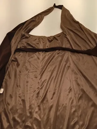 Vestido de fiesta marrón