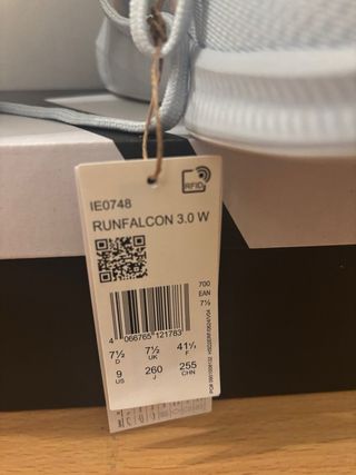 Zapatillas Adidas Runfalcon 3.0 W Azul/Rosa