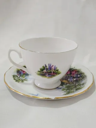 Servicio de té o café Porcelana Inglesa Bone china