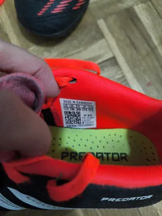 Botas de fútbol Adidas Predator número 29