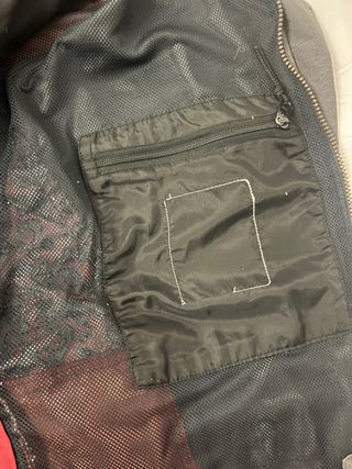 Chaqueta The North Face Gris y Roja antigua