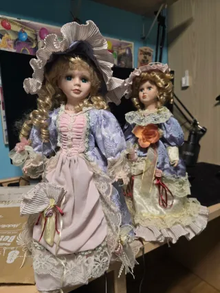 Bambole di porcellana vintage