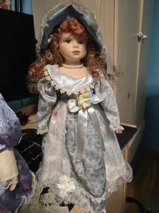 Bambole di porcellana vintage