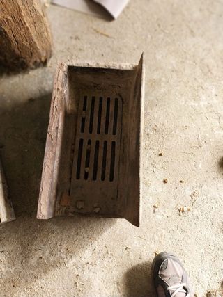 Cocina de leña antigua