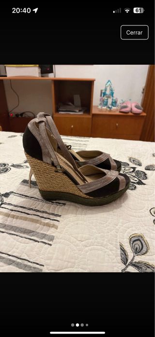 Tacones Corina Negro y Plateado