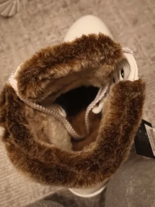 Botas Panama Jack blancas con pelo