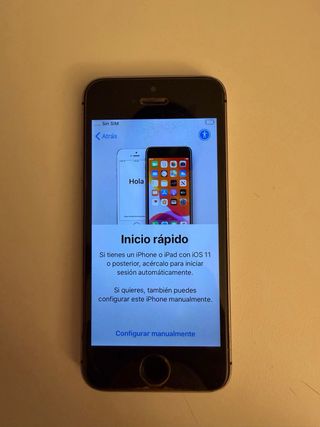 iPhone SE Negro/Plateado