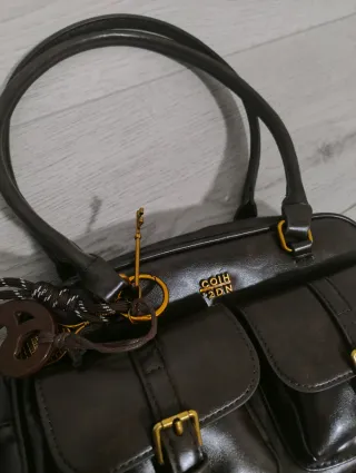 Borsa Coin 2dn marrone scuro vintage