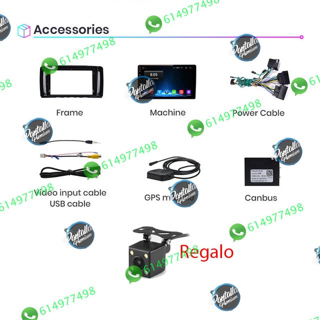 Radio pantalla CARPLAY GPS Mercedes Benz clase R