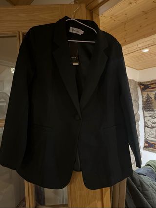 Blazer negro mujer
