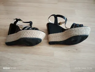 Sandalias Strover Talla 38 Negras