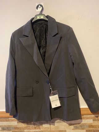 Americana LYWM WOMAN gris talla XS