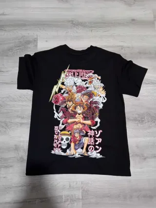 Camiseta negra One Piece Logo