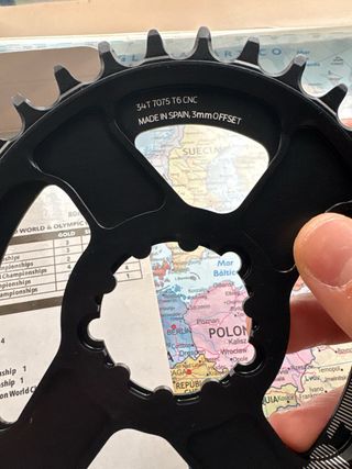 Plato Rotor Qring 34t Negro