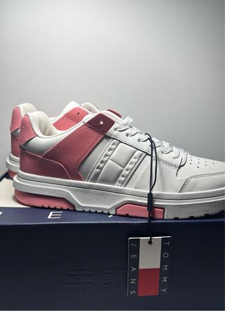 Zapatillas Tommy Jeans Blancas y Rosas