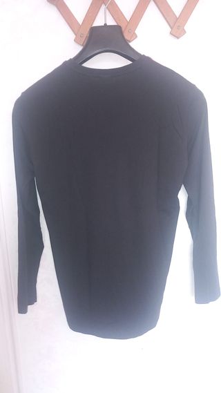 Maglia ragazzo nera con stampa grafica