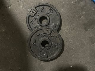 Disco de hierro Domyos 1kg