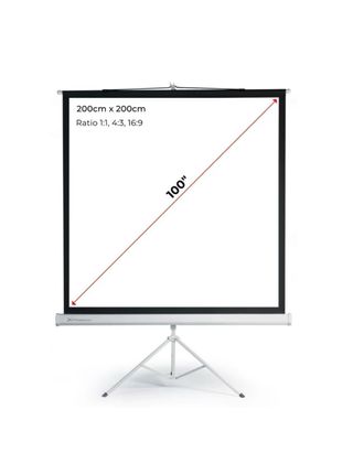 Pantalla Proyección Phoenix Trípode 2x2m